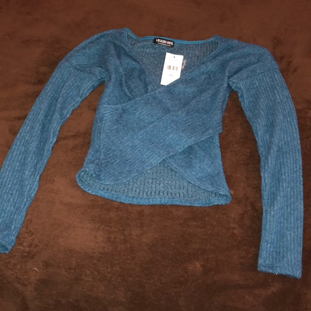 Fashion Nova Shoulder Lay Top